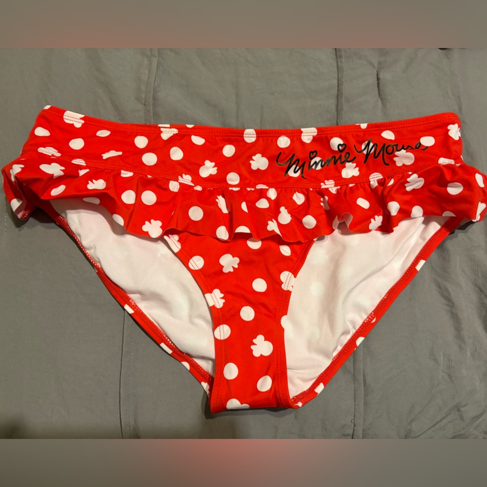 Minnie Mouse-Red Polka Dot Bikini Bottoms